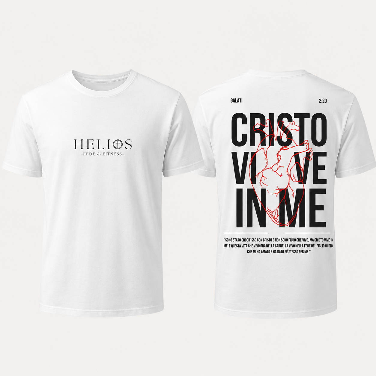 T-shirt "Cristo vive in me "