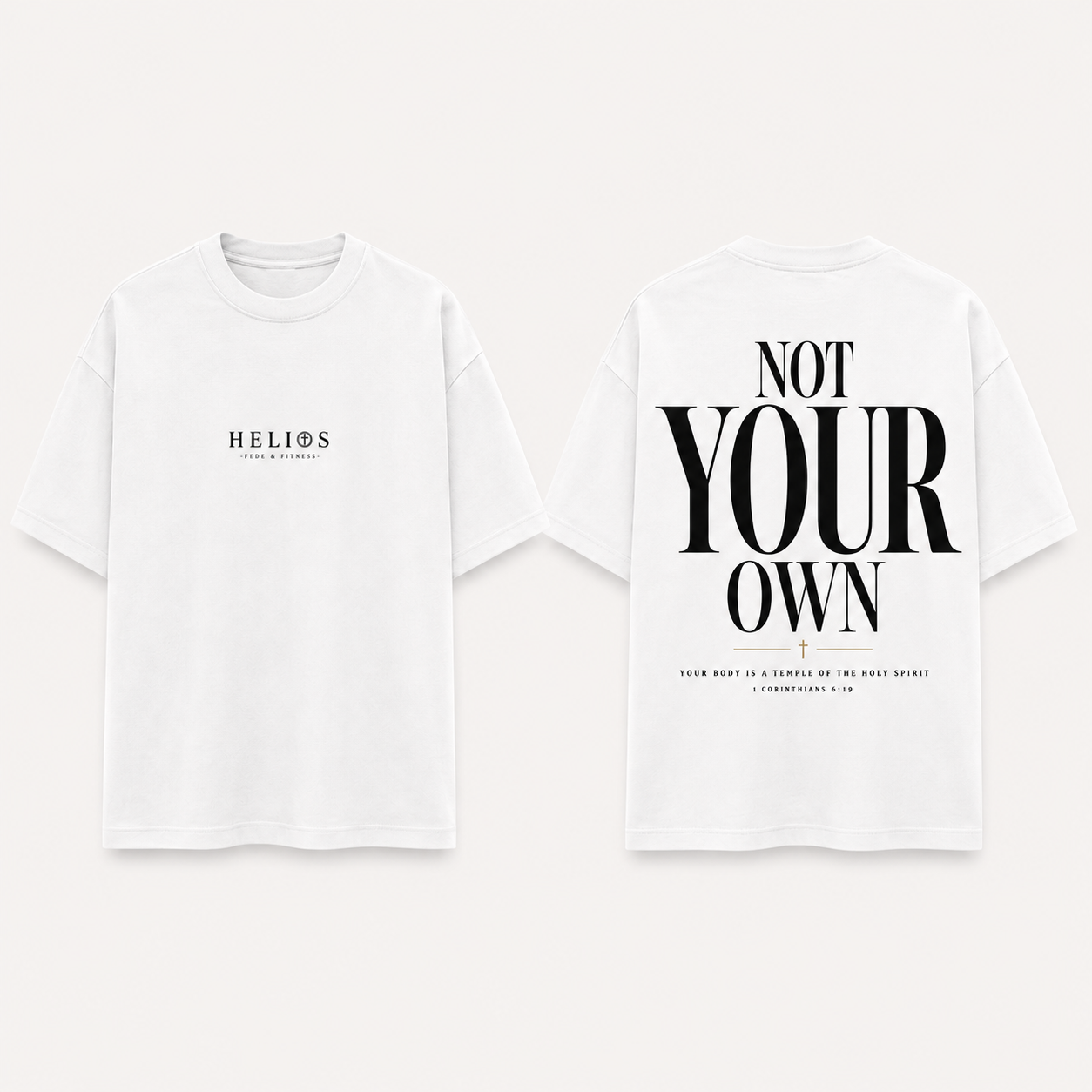 T-shirt "Your Body Is a Temple"
