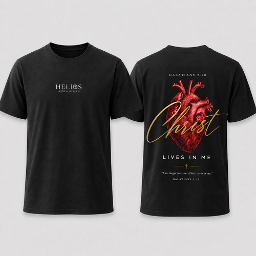 T-shirt "Christ lives in me"
