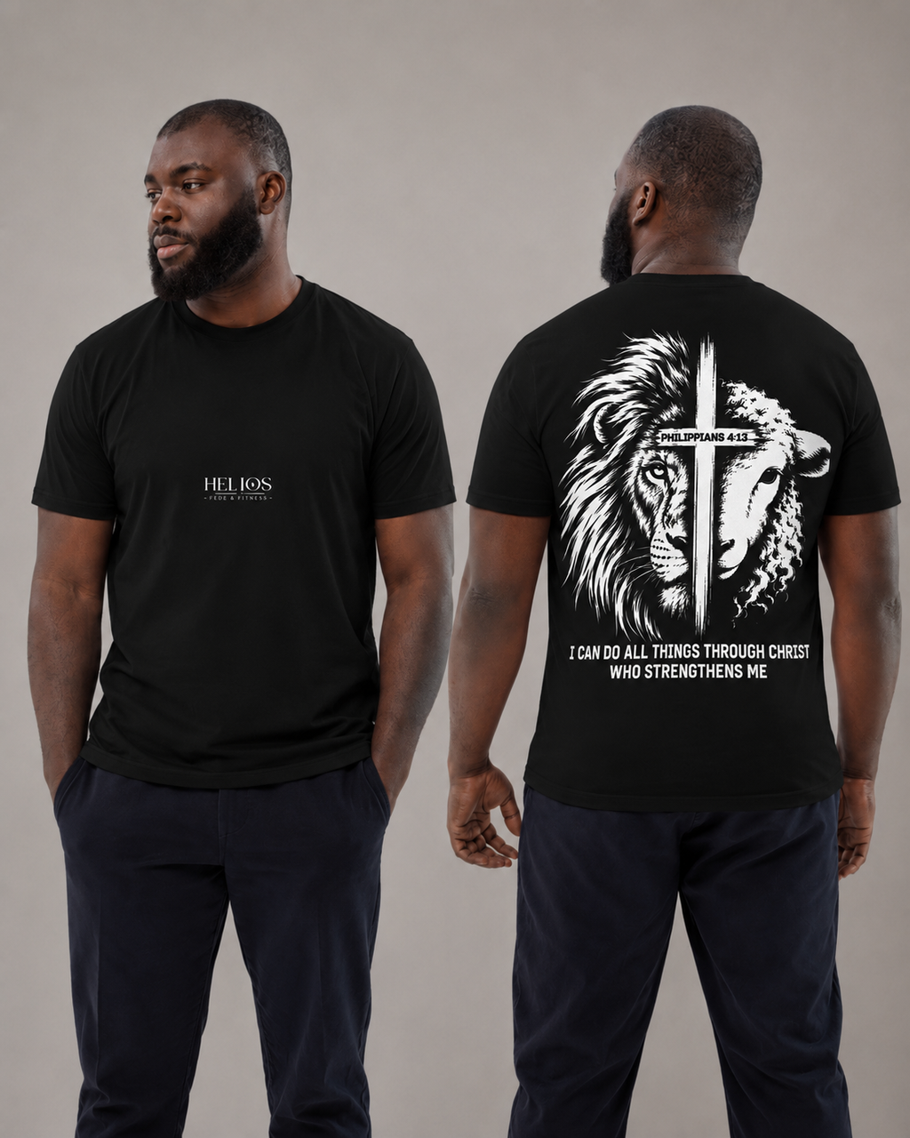 T-shirt Leone & Agnello — Filippesi 4:13