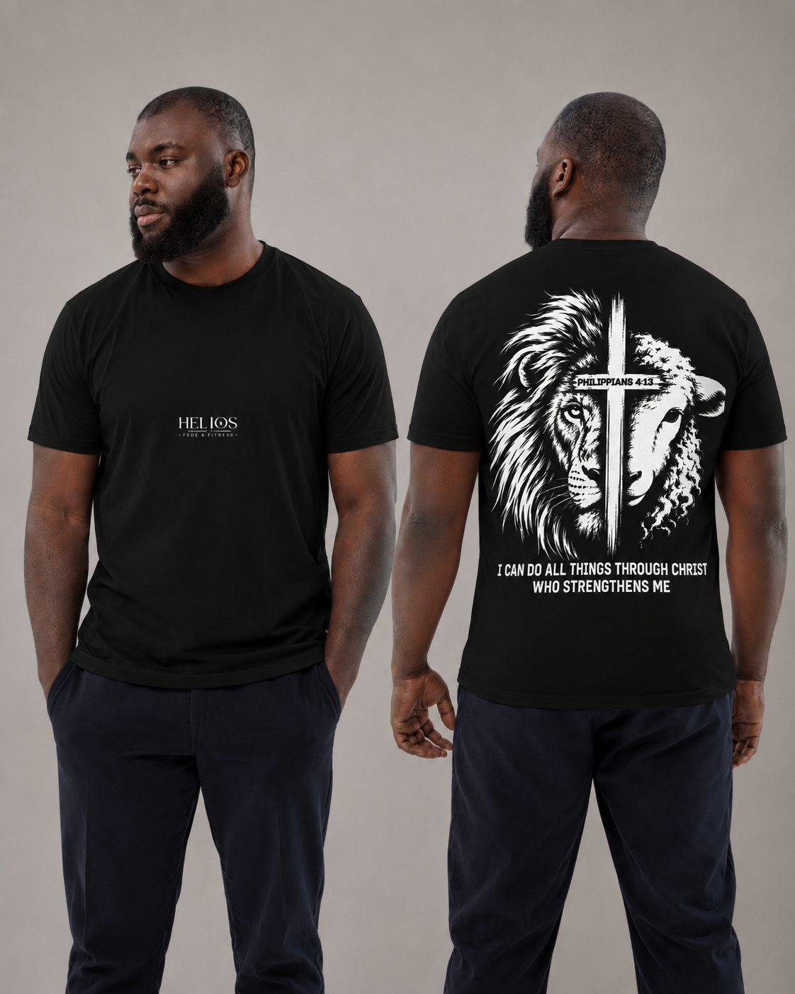 T-shirt Leone & Agnello — Filippesi 4:13