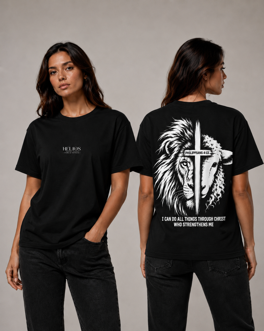 T-shirt Leone & Agnello — Filippesi 4:13